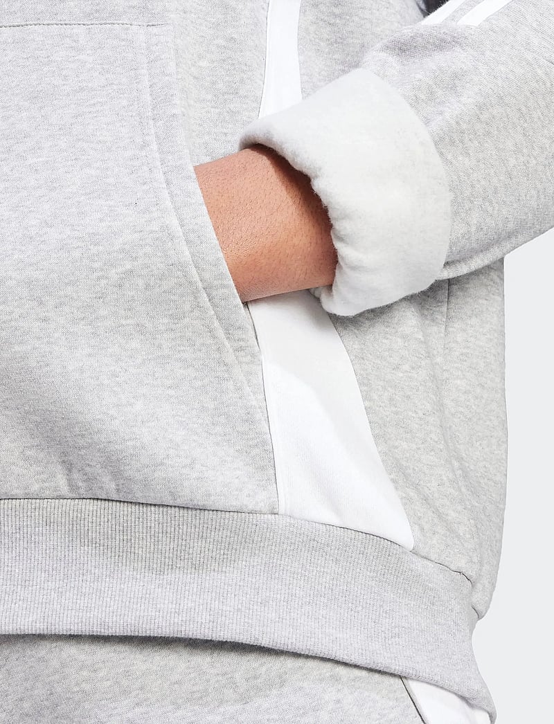 adidas Performance - TIRO24 SWHOOD - overdele - mgreyh/white - 3