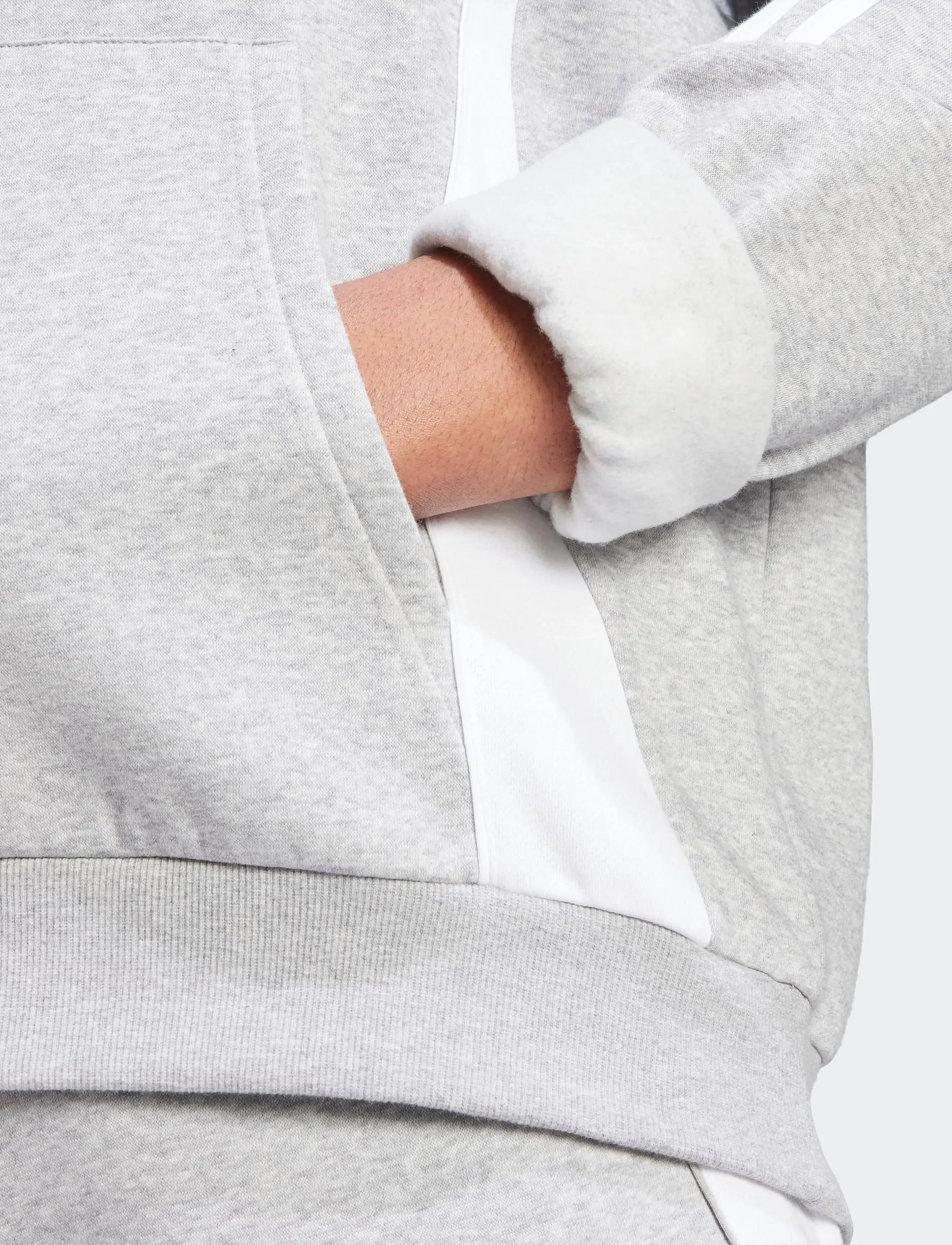 adidas Performance - TIRO24 SWHOOD - huvtröjor - mgreyh/white - 3