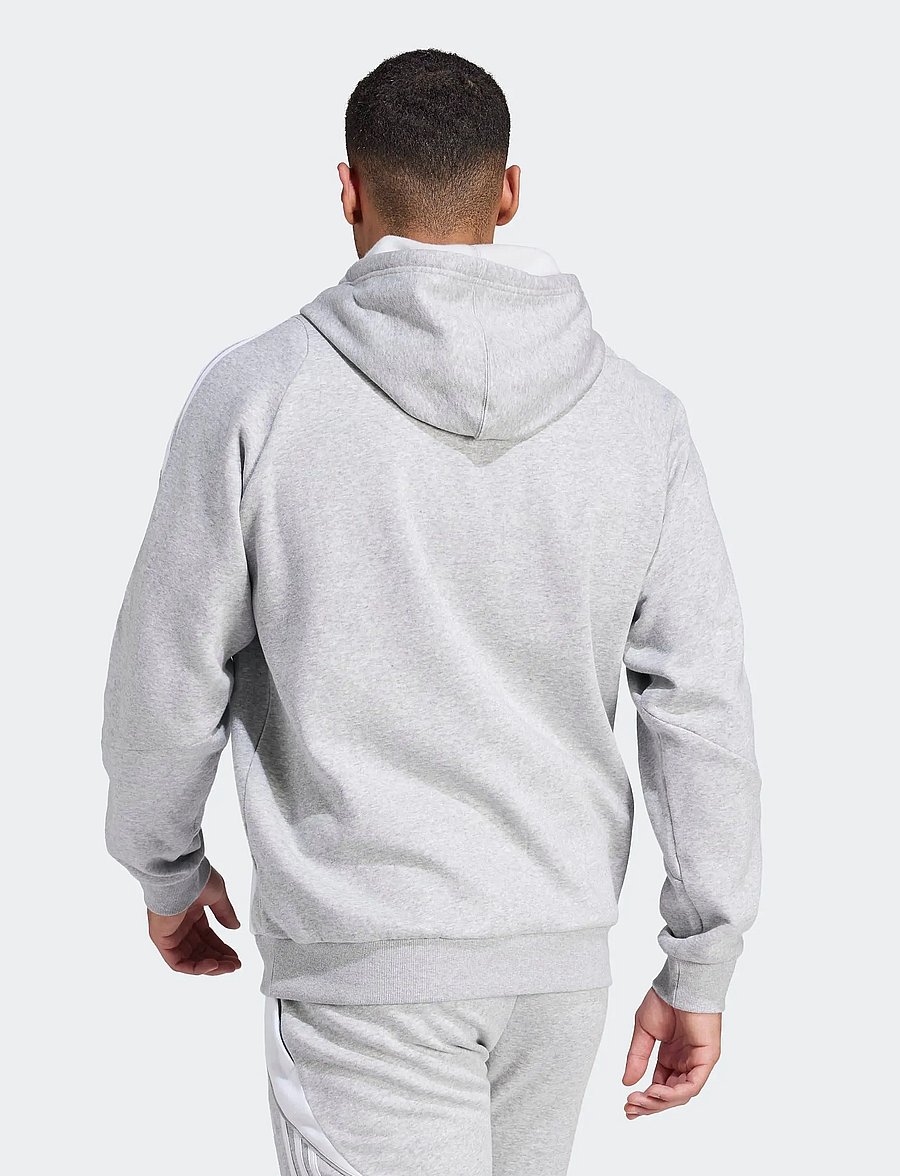 adidas Performance - TIRO24 SWHOOD - huvtröjor - mgreyh/white - 5