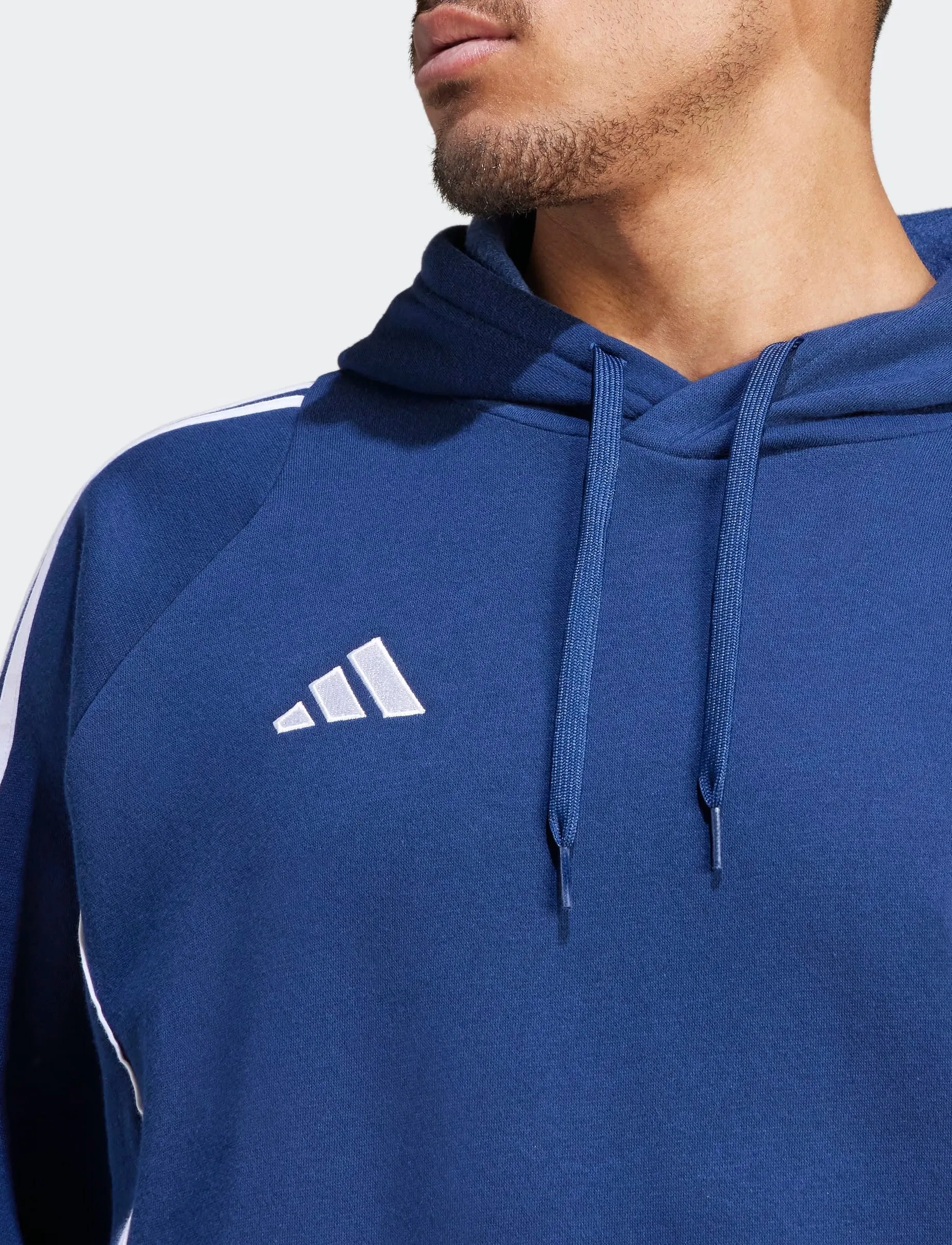 adidas Performance - TIRO24 SWHOOD - huvtröjor - tenabl/white - 4