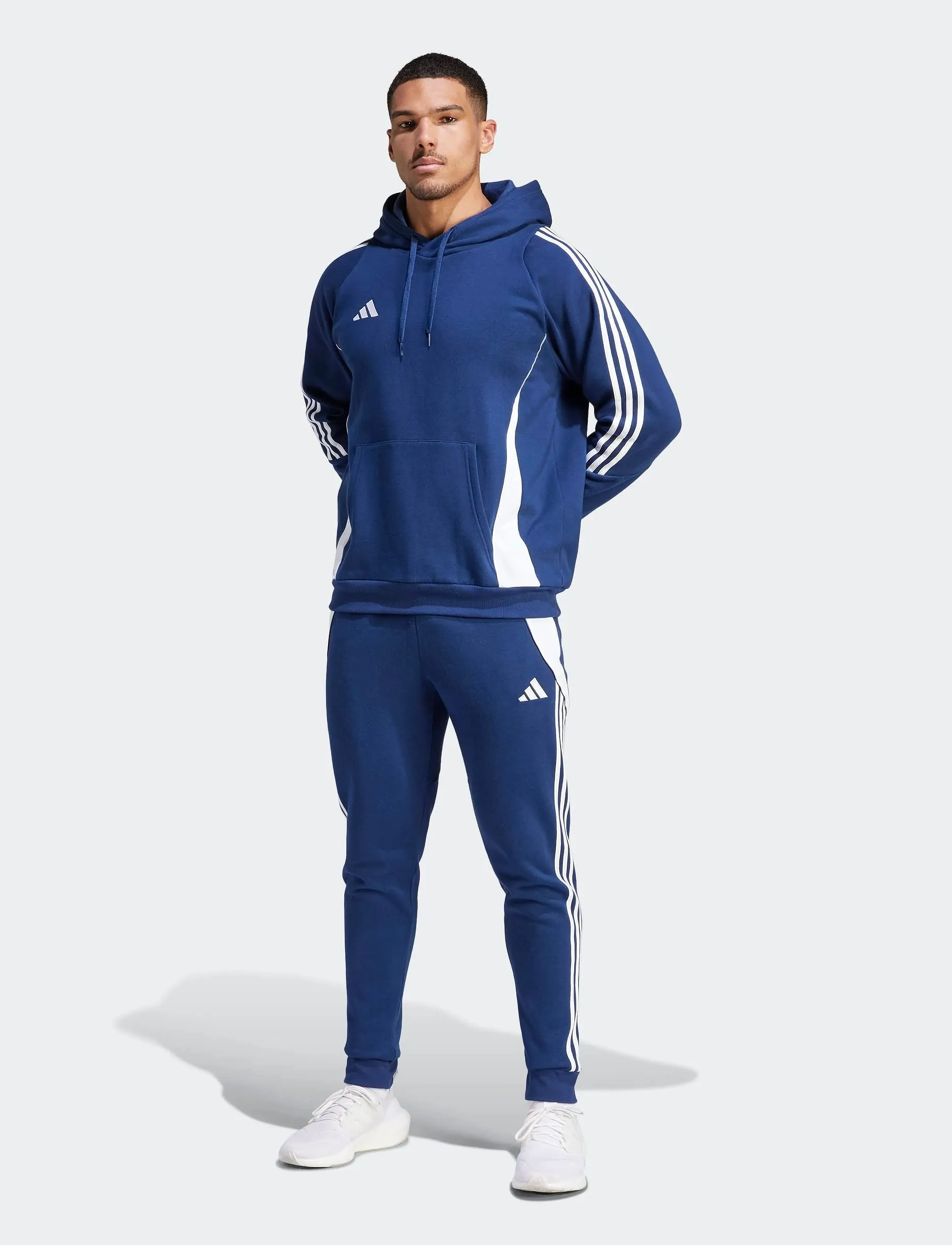 adidas Performance - TIRO24 SWHOOD - huvtröjor - tenabl/white - 5