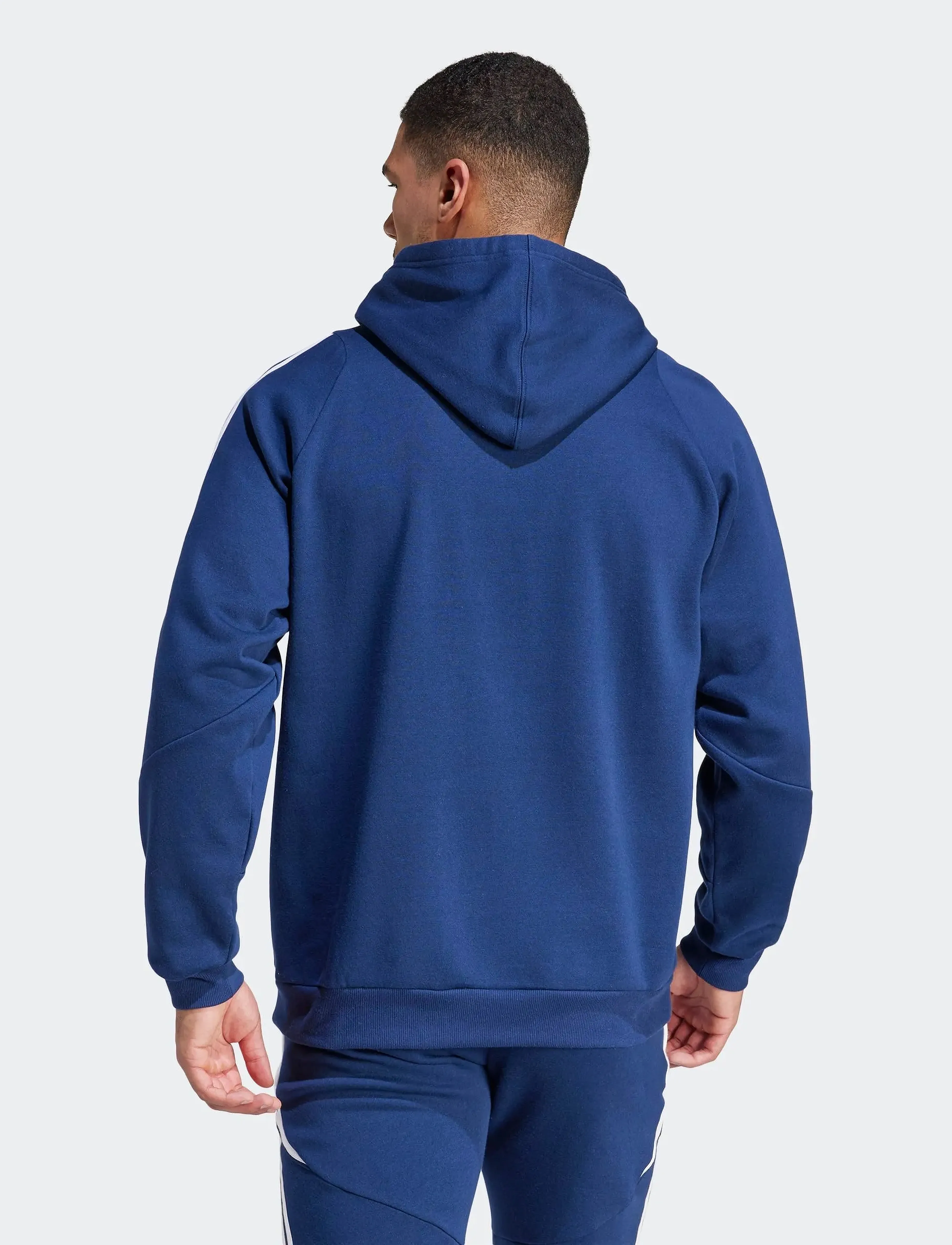 adidas Performance TIRO24 SWHOOD - Tänavastiil - TENABL/WHITE / navy