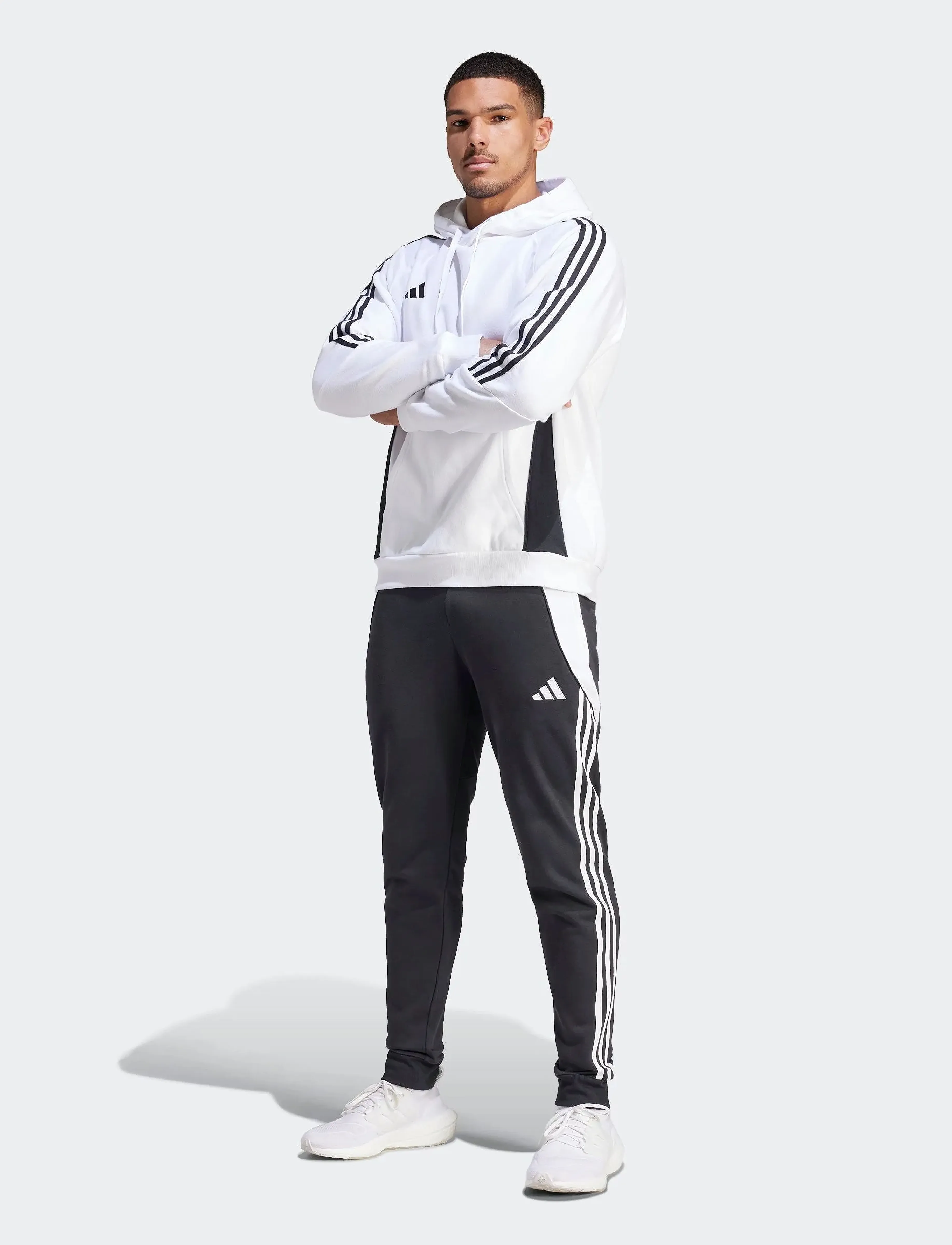 adidas Performance - TIRO24 SWHOOD - oberteile - white/black - 3