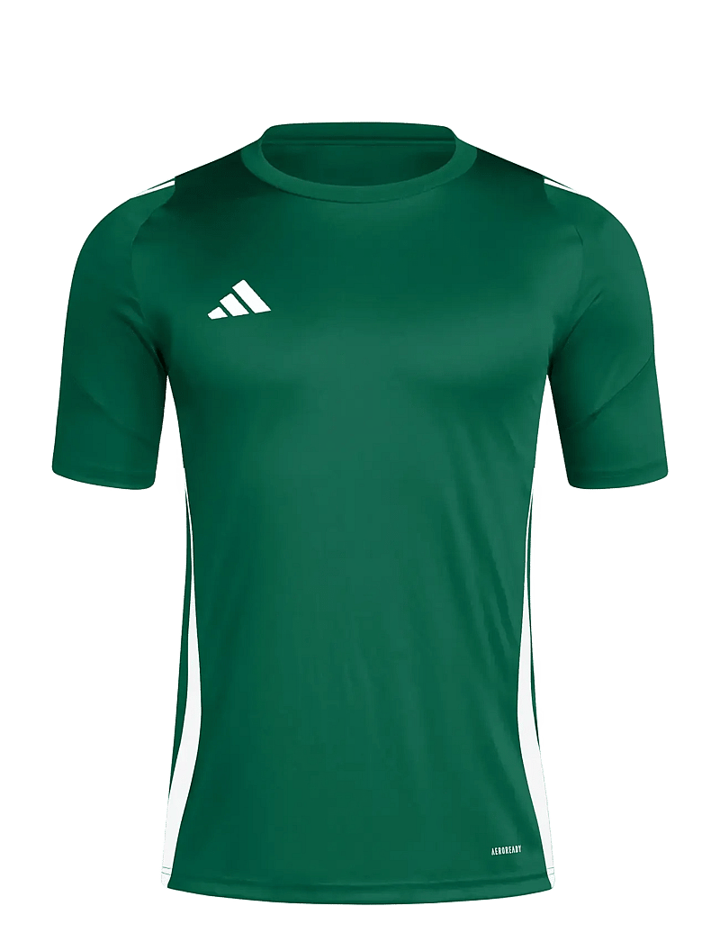 adidas Performance - TIRO24 JSY - t-shirts - drkgrn/white - 1