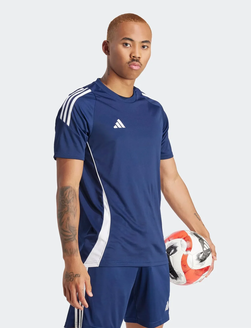 adidas Performance - TIRO24 JSY - t-shirts - tenabl/white - 0