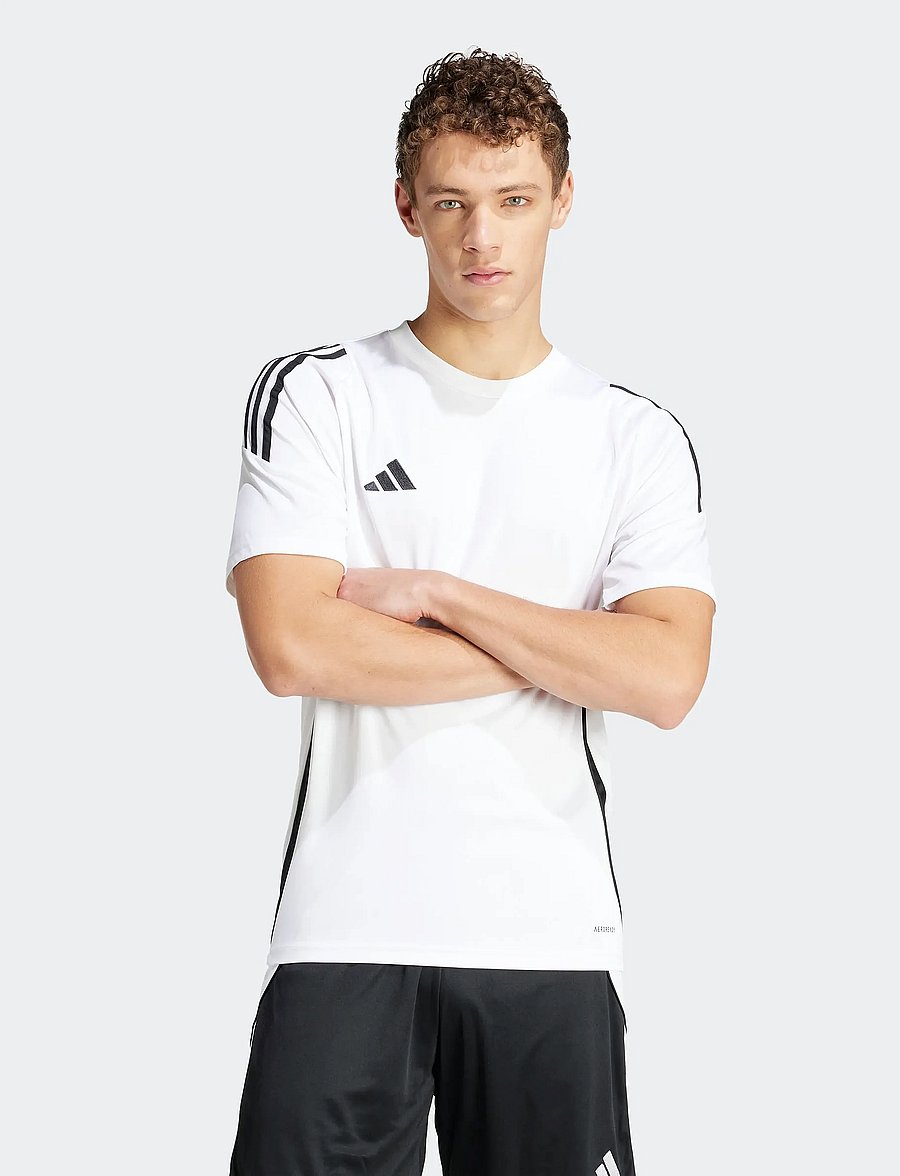 adidas Performance - TIRO24 JSY - t-shirts - white/black - 0