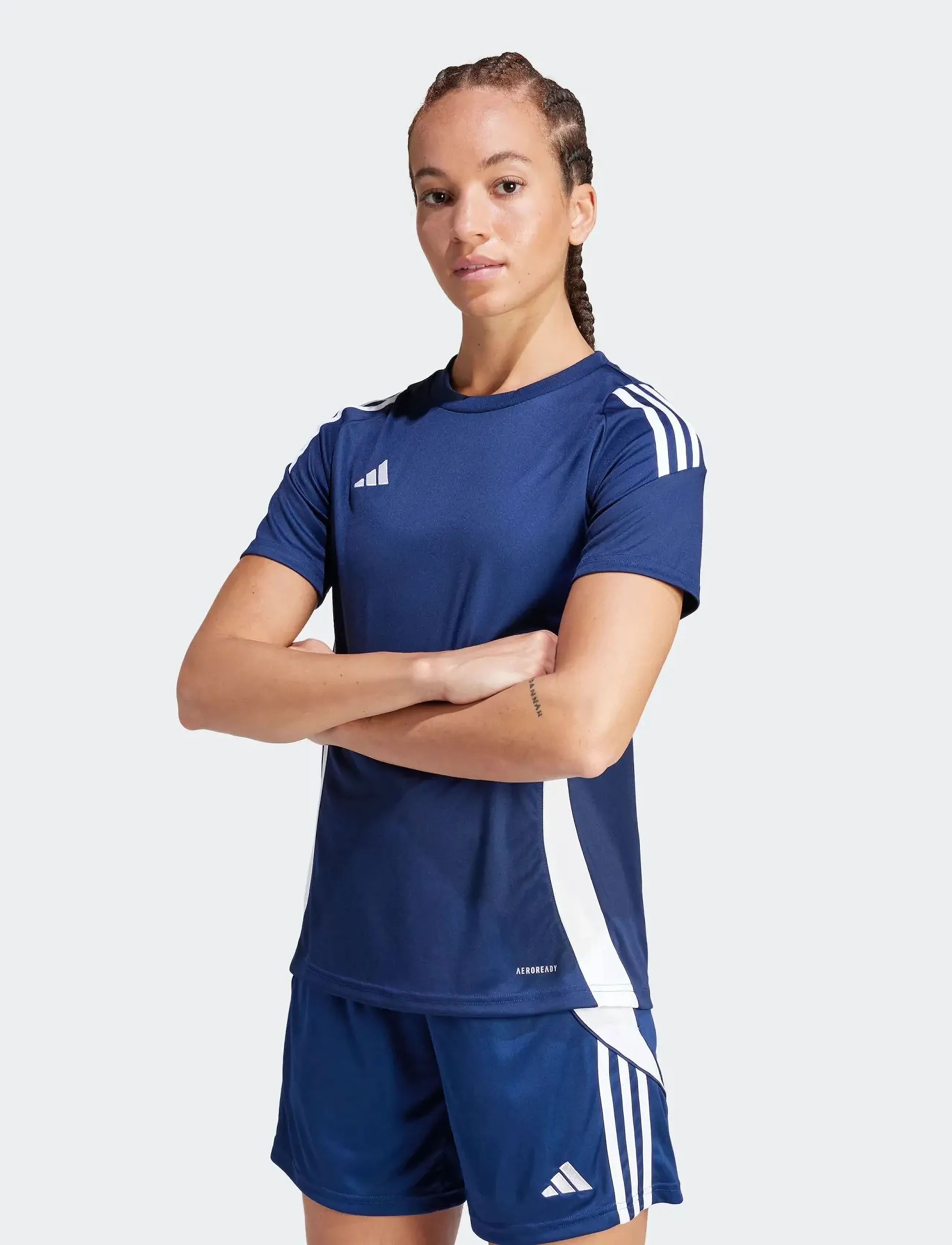 adidas Performance - TIRO24 JSYW - sportinės palaidinukės - tenabl/white - 4