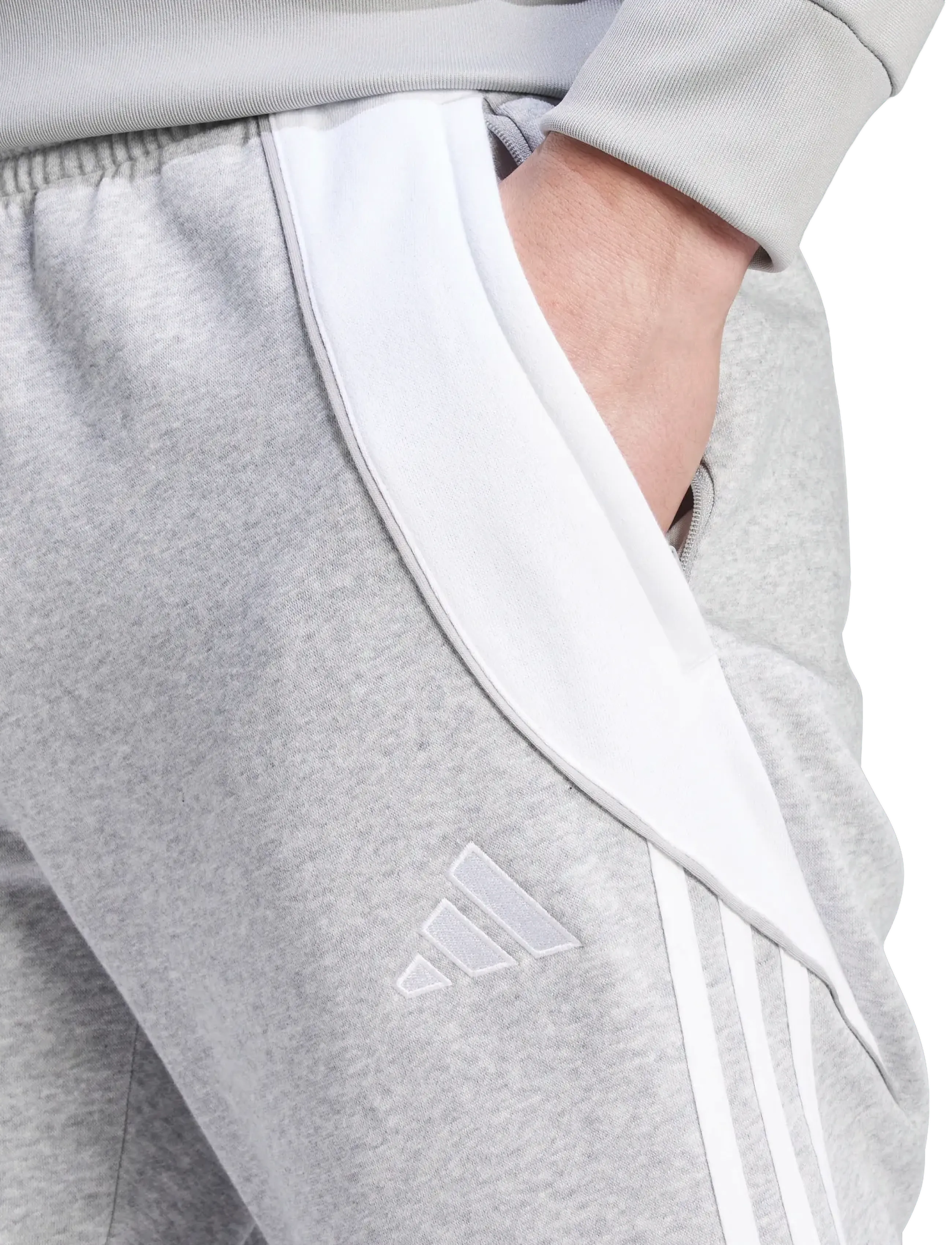 adidas Performance - TIRO24 SWPNT - jogginghosen - mgreyh/white - 3