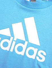 adidas Performance - Essentials Logo T-Shirt - short-sleeved t-shirts - seblbu/white - 2