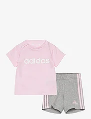 adidas Performance - I LIN CO T SET - sets with short-sleeved t-shirt - clpink/white - 0