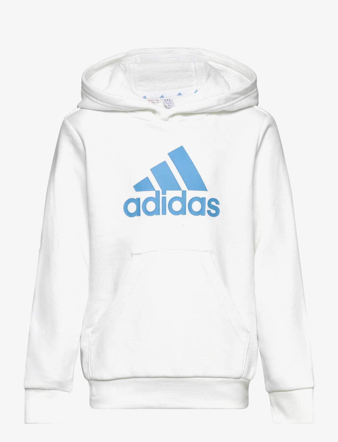 adidas Performance - Big Logo Essentials Cotton Hoodie - hoodies - white/seblbu - 0