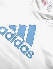 adidas Performance - Big Logo Essentials Cotton Hoodie - hupparit - white/seblbu - 3