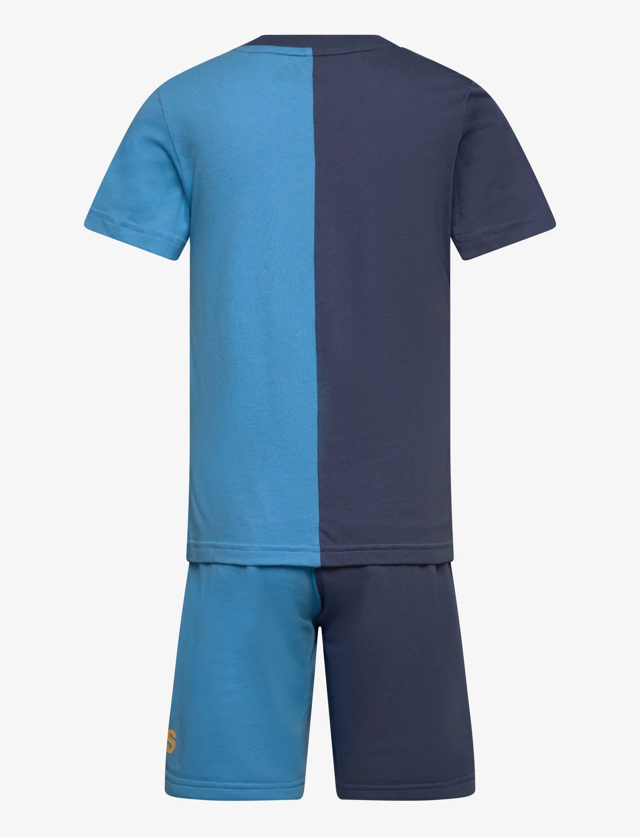 adidas Performance - Essentials Colorblock Tee Set Kids - sett med kortermede t-skjorter - prloin/seblbu/semspa - 1