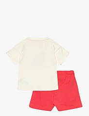 adidas Performance - Essentials Allover Print Tee Set Kids - lowest prices - ivory/brired - 1