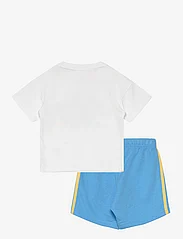 adidas Performance - Essentials Allover Print Tee Set Kids - sets with short-sleeved t-shirt - white/seblbu - 1