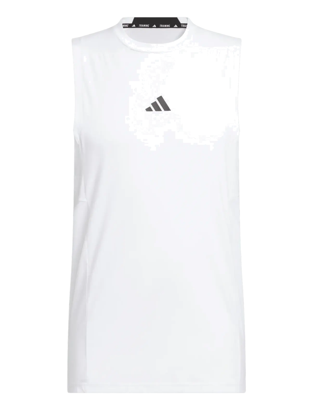 adidas Performance D4T Tank, XXL, Sport Oberteile, Weiß - Tank Männerswear