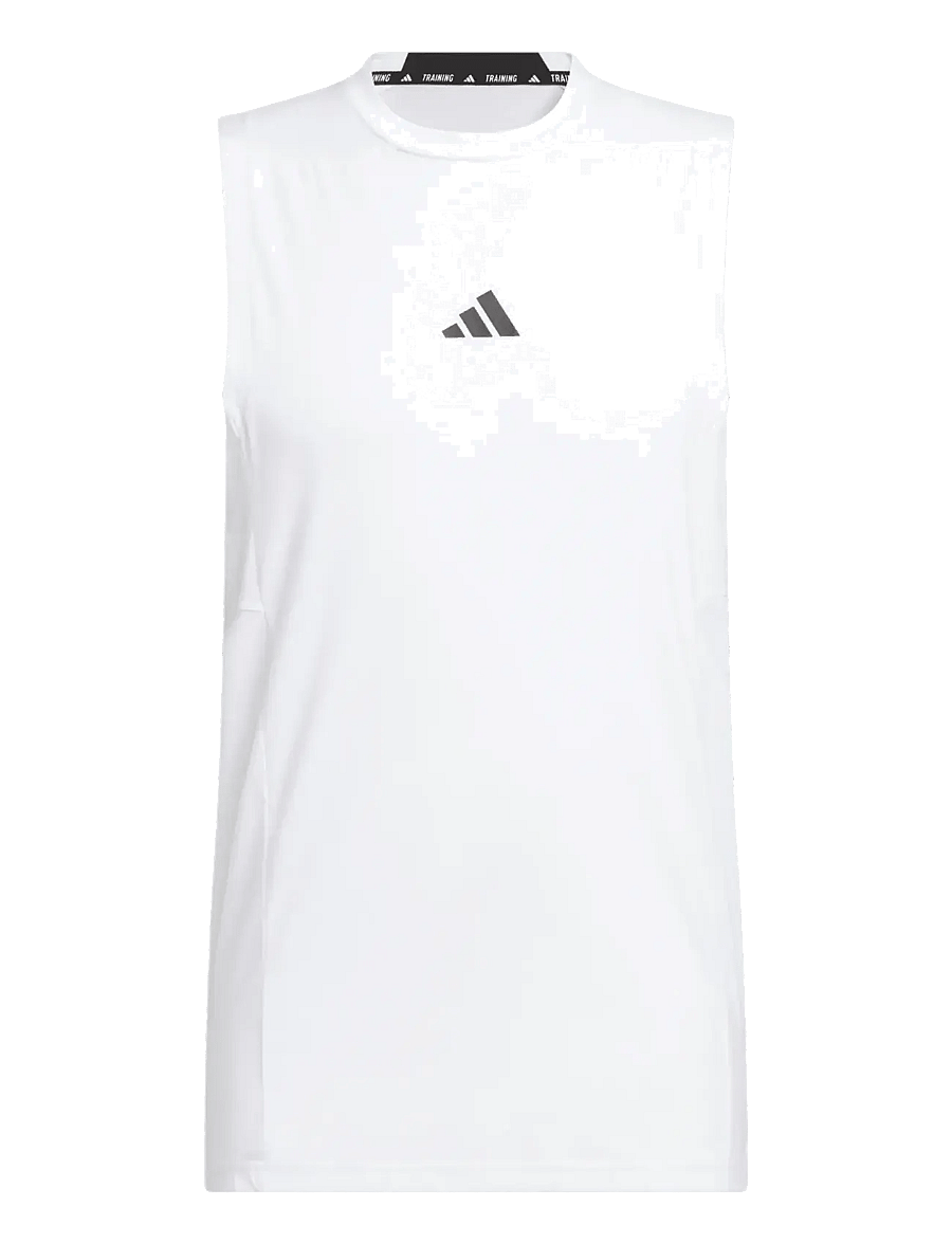 adidas Performance - D4T TANK - tanktops - white - 0