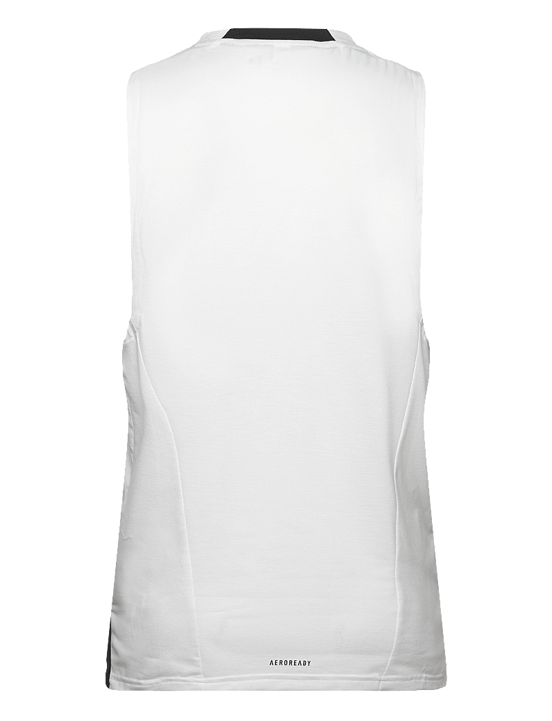 adidas Performance - D4T TANK - tanktops - white - 1