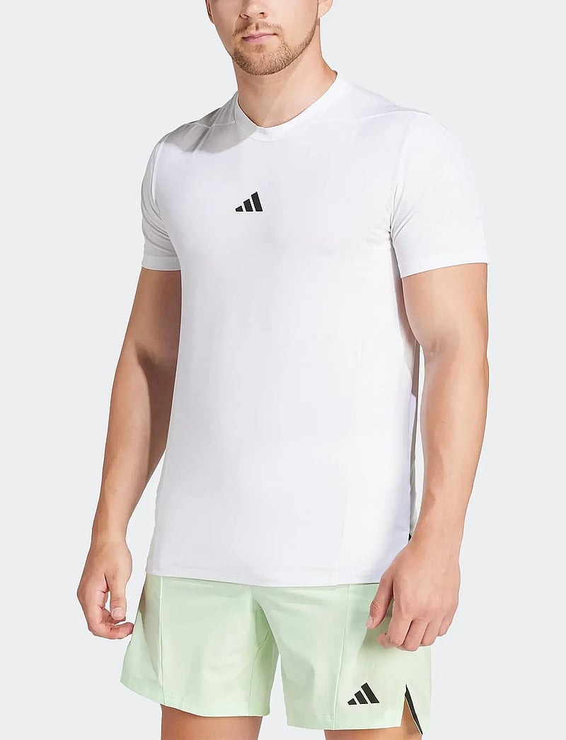 adidas Performance - D4T TEE - t-shirts - white - 4