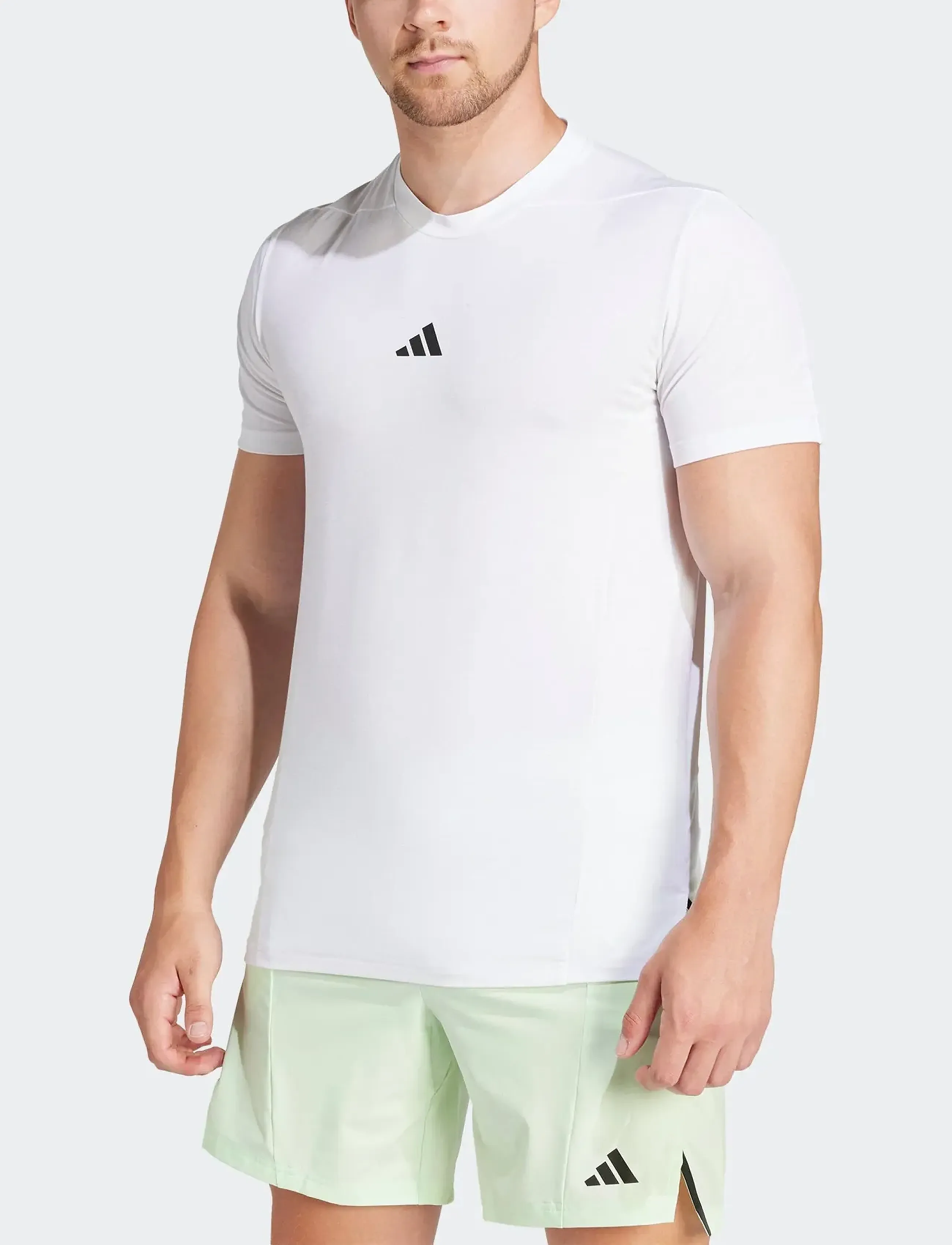 adidas Performance - D4T TEE - t-shirts - white - 4