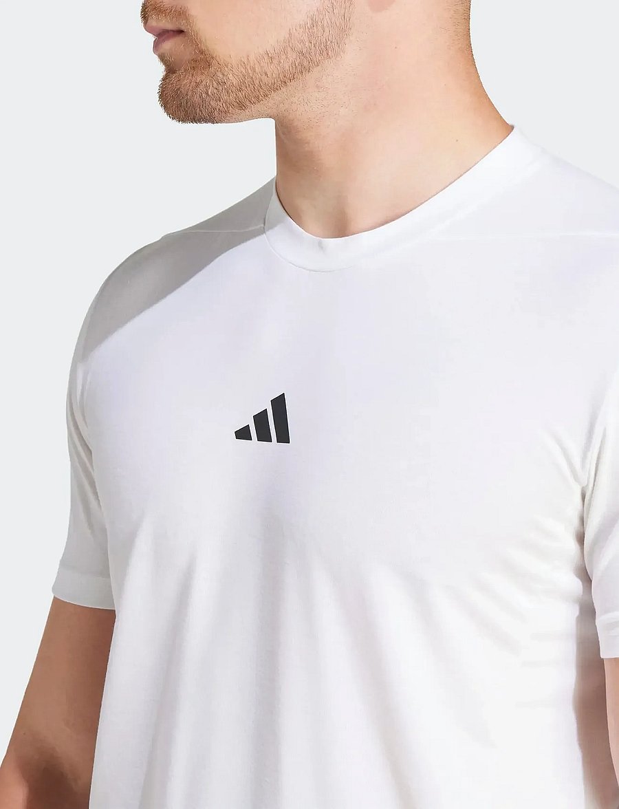 adidas Performance - D4T TEE - t-särgid - white - 5