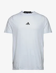 adidas Performance - D4T TEE - short-sleeved t-shirts - halblu - 0