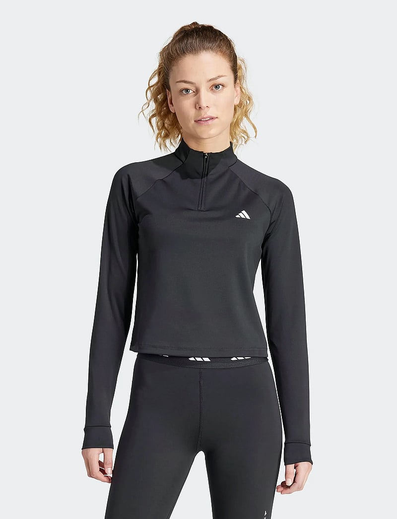 adidas Performance - WE 1/4ZIP - sweatshirts - black - 0
