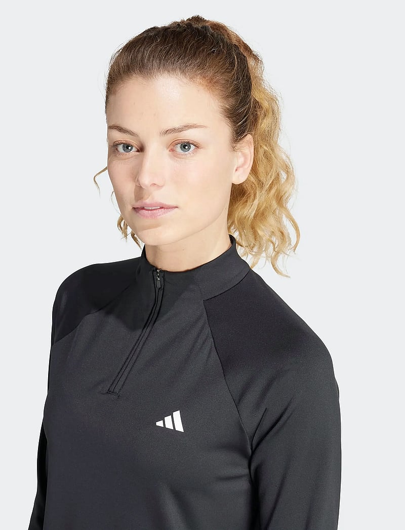 adidas Performance - WE 1/4ZIP - sweatshirts - black - 4
