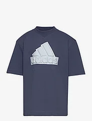 adidas Performance - Future Icons Logo Piqué T-Shirt - kortærmede t-shirts - prloin/halblu - 0