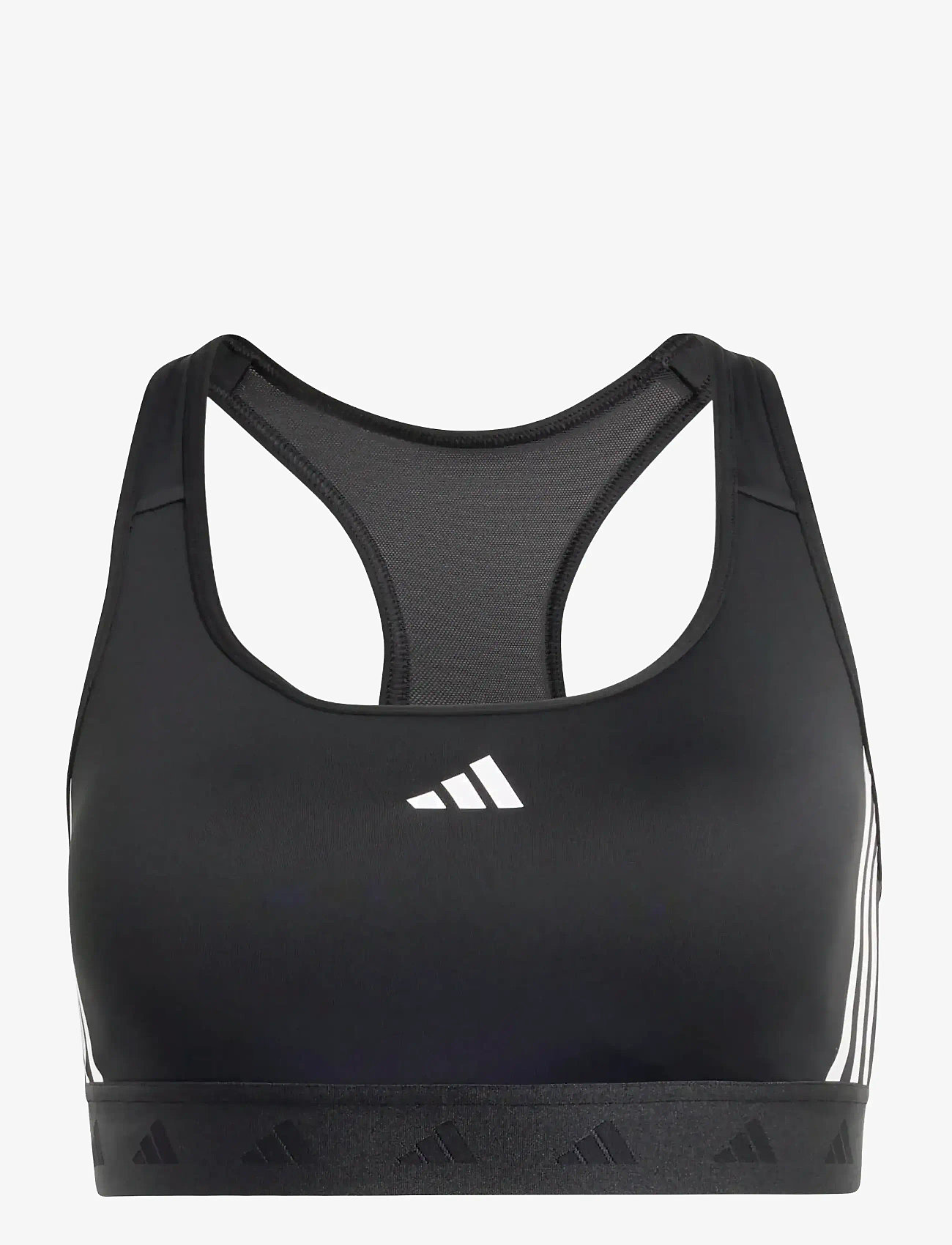 adidas Performance - PWR MS HYGLM - sports bh'er: medium støtte - black/white - 0