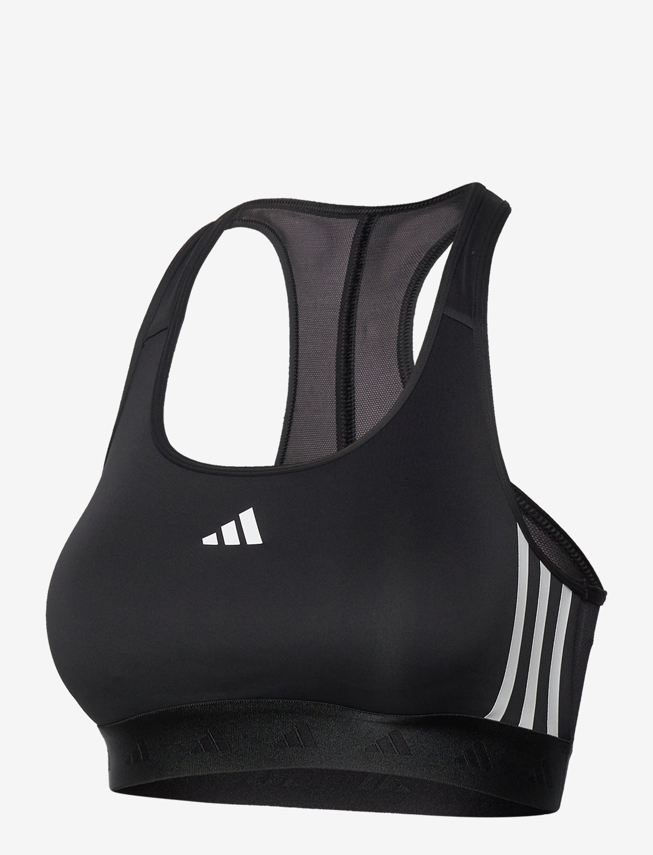 adidas Performance - PWR MS HYGLM - sports bh'er: medium støtte - black/white - 2