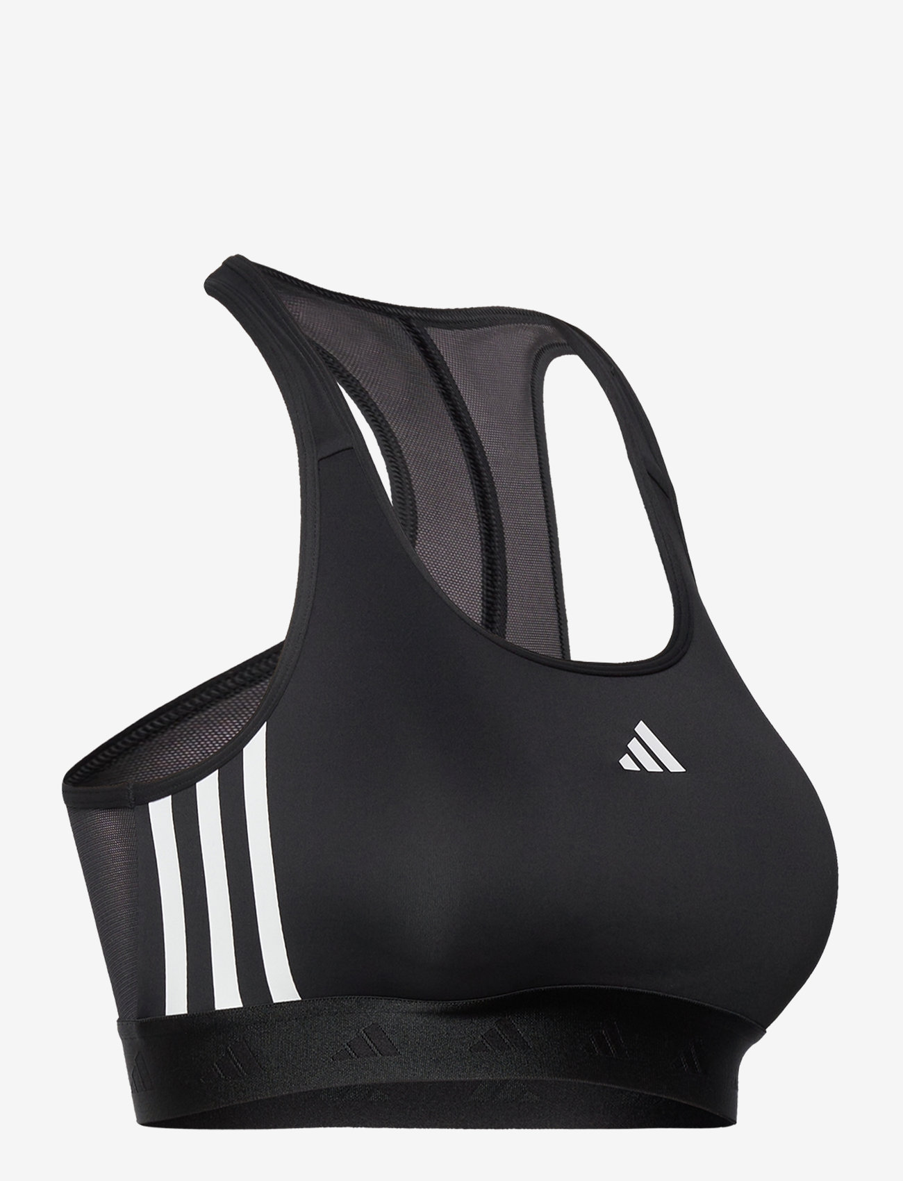 adidas Performance - PWR MS HYGLM - sports bh'er: medium støtte - black/white - 3