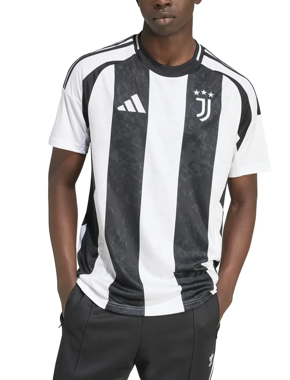 adidas Performance - JUVE H JSY - fodboldtrøjer - white/black - 3