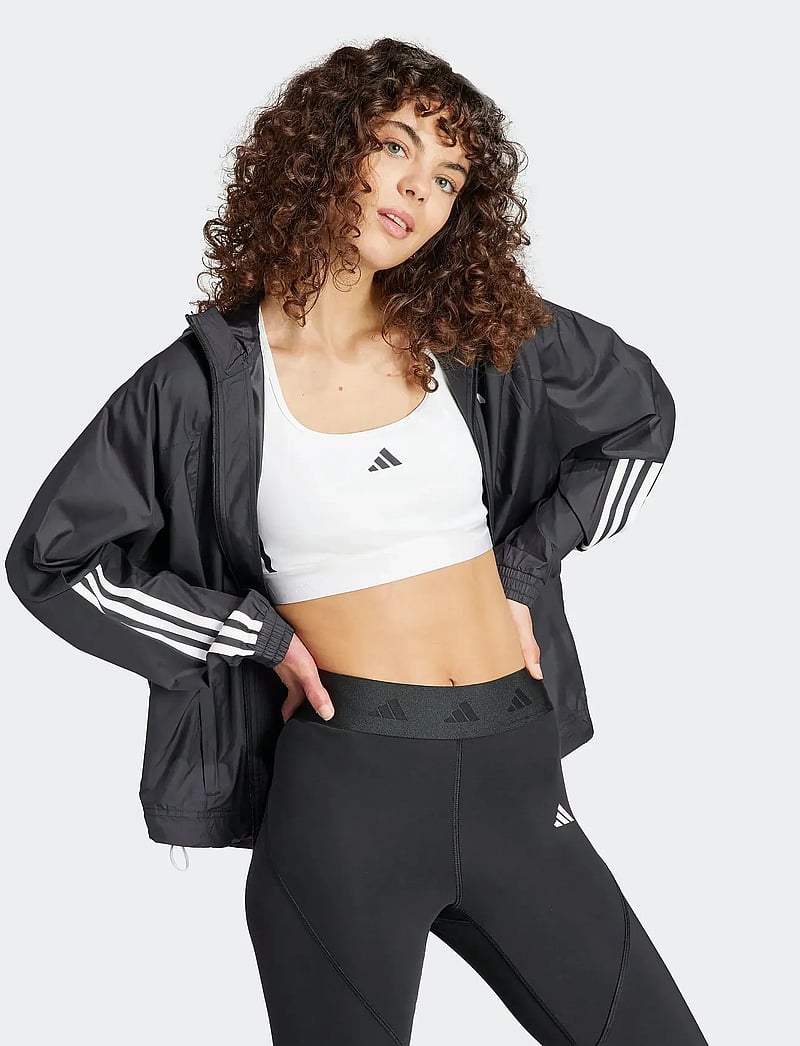 adidas Performance - HYGLM WINDB - träningsjackor - black/white - 4