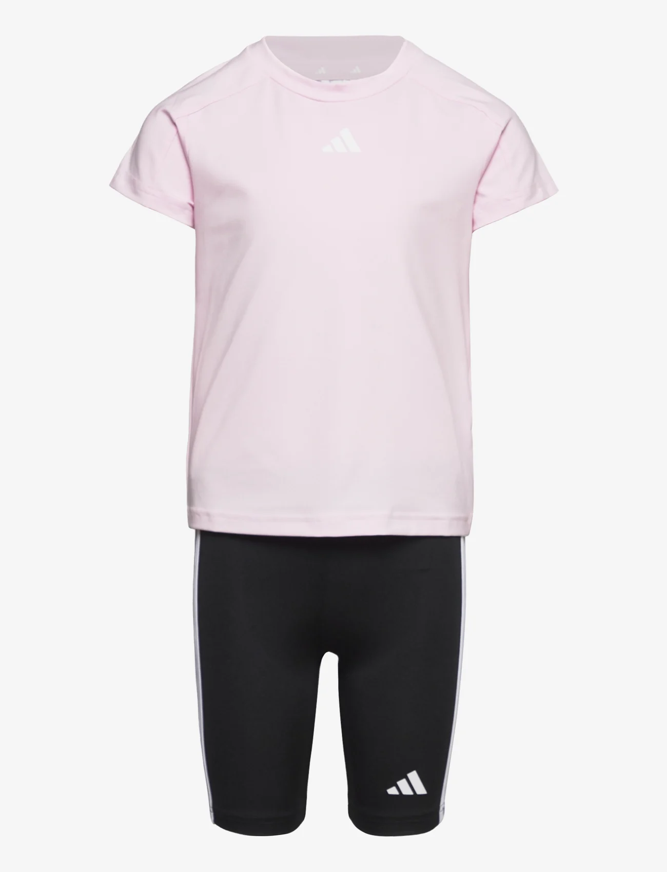 adidas Performance - JG TR-ES 3S TSE - sets with short-sleeved t-shirt - clpink/white - 0