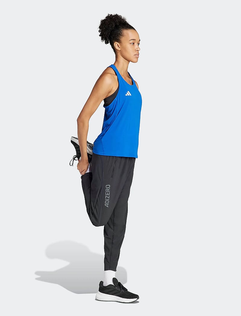 adidas Performance - ADIZERO E TANK - Õlapaeltega pluusid - royblu - 4