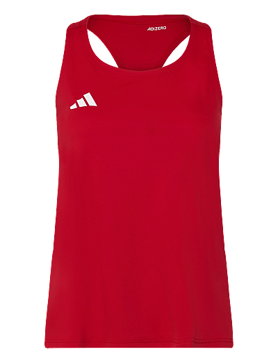 adidas Performance ADIZERO E TANK - Toppar & T-shirts - TEPORE / red