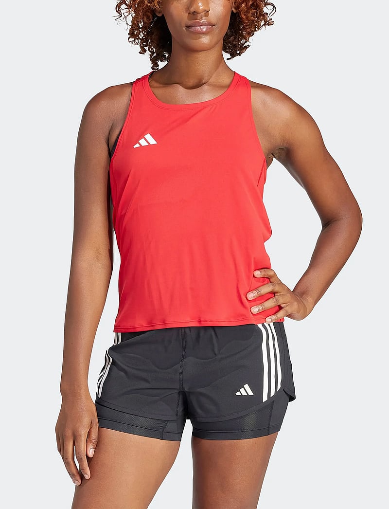 adidas Performance - ADIZERO E TANK - Õlapaeltega pluusid - tepore - 0