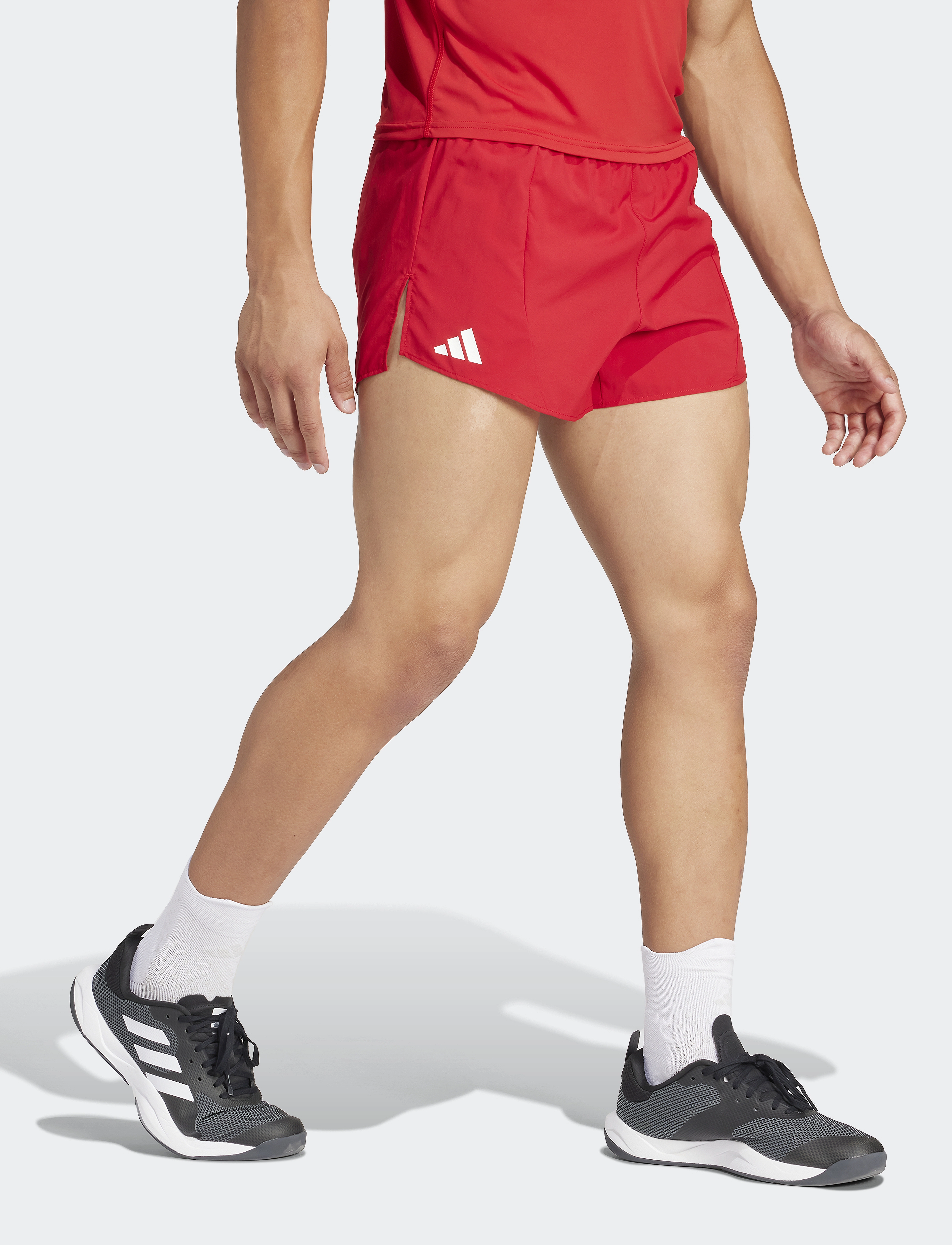 adidas Performance Adizero E Short, XS, Sport Shorts, Rot - Training Männerswear