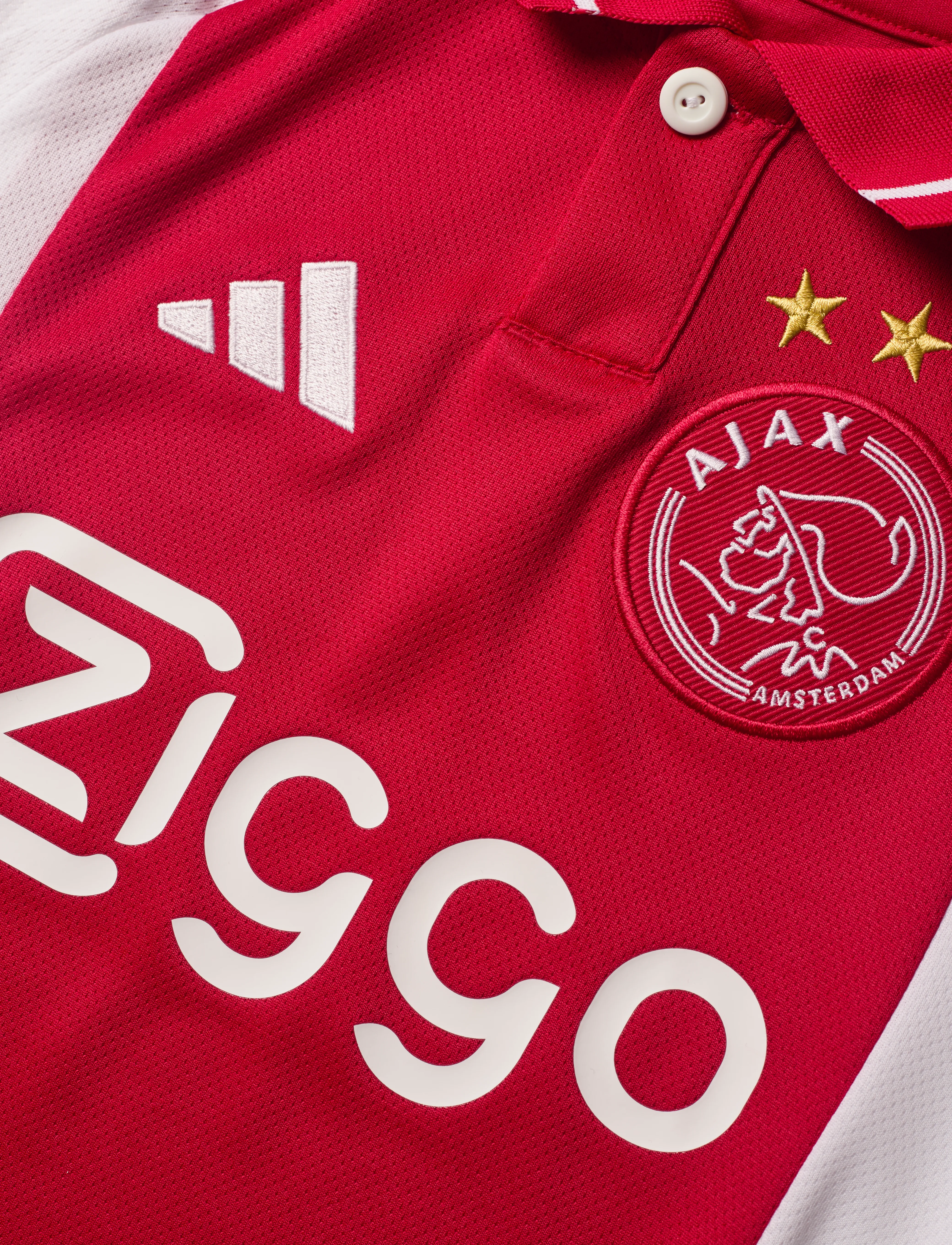 adidas Performance - AJAX H JSY Y - urheilutopit - white - 2