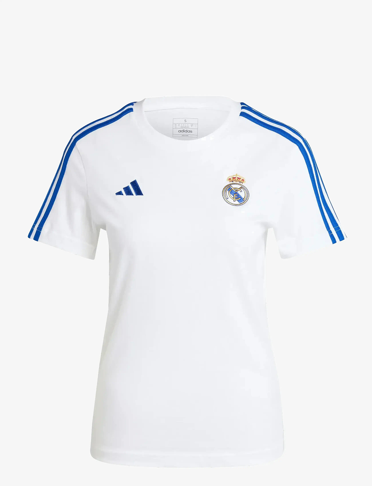adidas Performance - REAL WMN 3S TEE - football shirts - white - 1