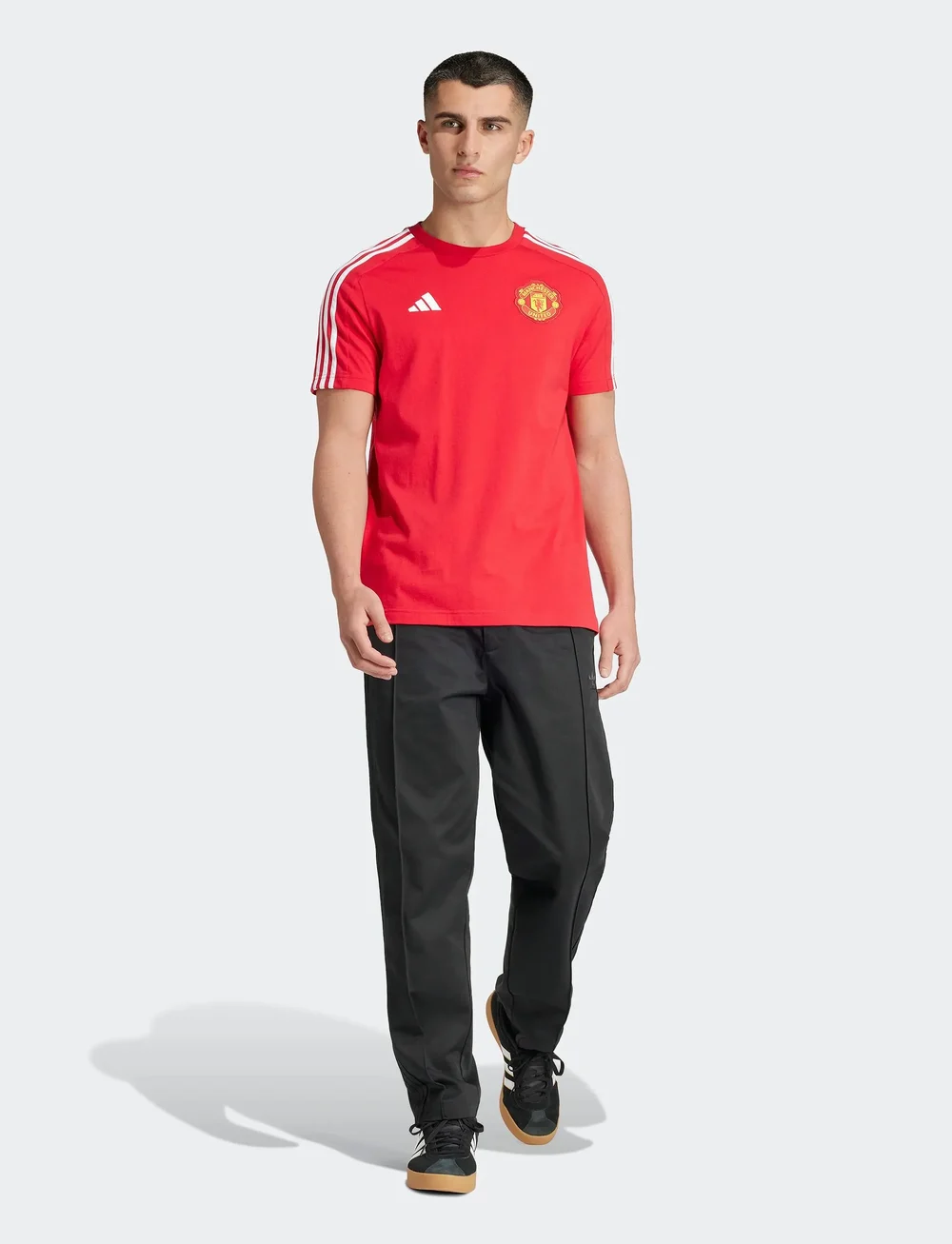 adidas Performance - MUFC DNA TEE - t-shirts - mufred - 0