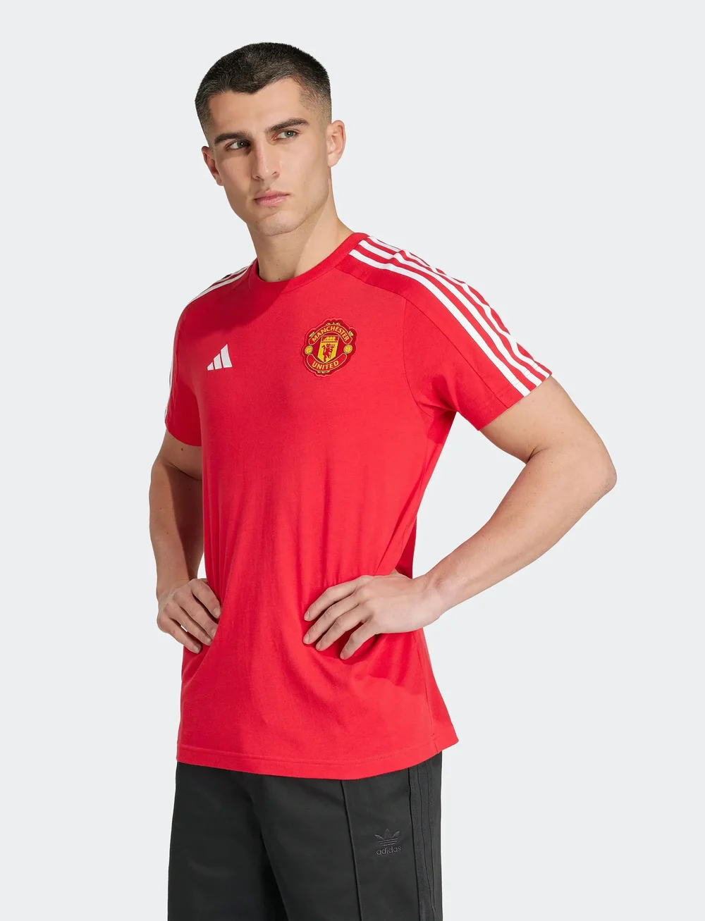 adidas Performance - MUFC DNA TEE - t-shirts - mufred - 4