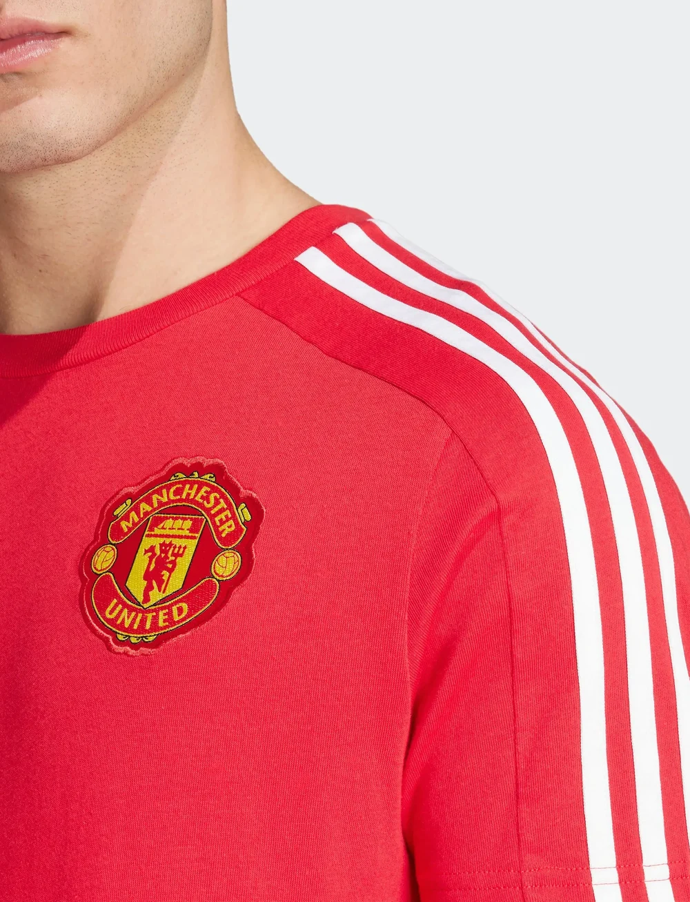 adidas Performance - MUFC DNA TEE - t-shirts - mufred - 5