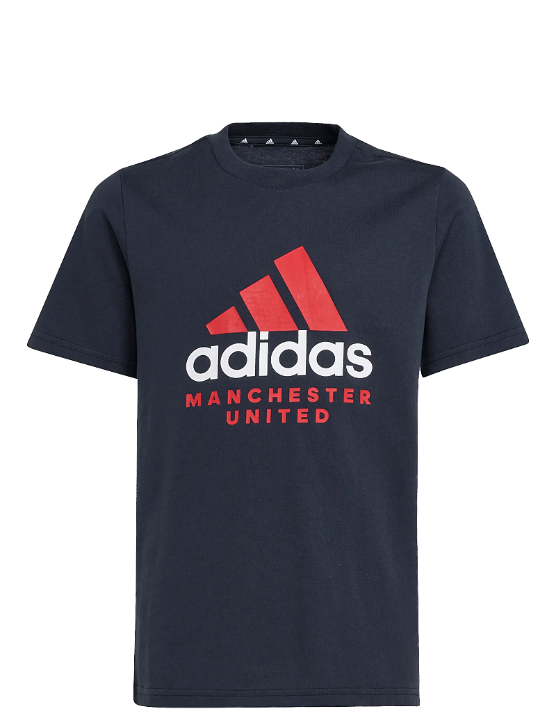 adidas Performance - MUFC KIDS TEE - short-sleeved t-shirts - ntgrey - 1