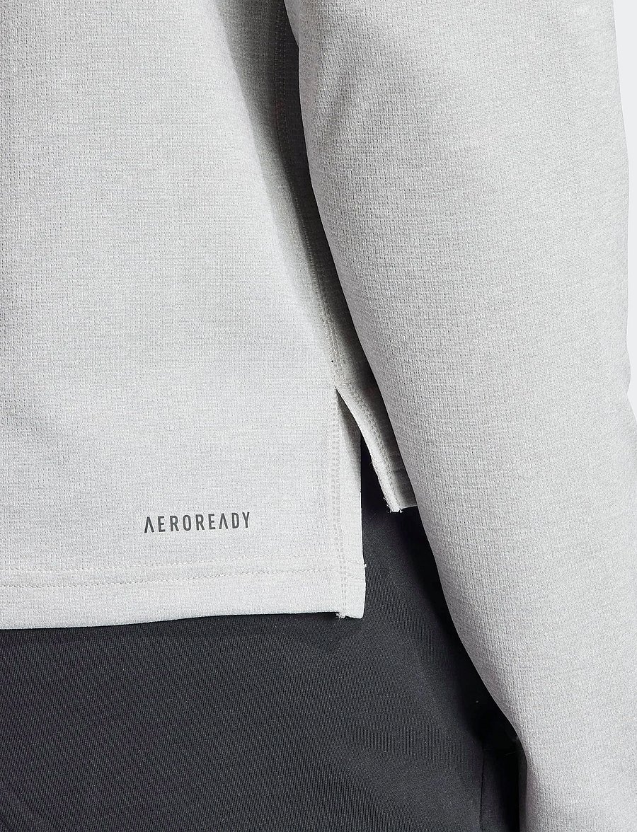 adidas Performance - TR-ES 1I4ZIP - sweatshirts - mgreyh - 5