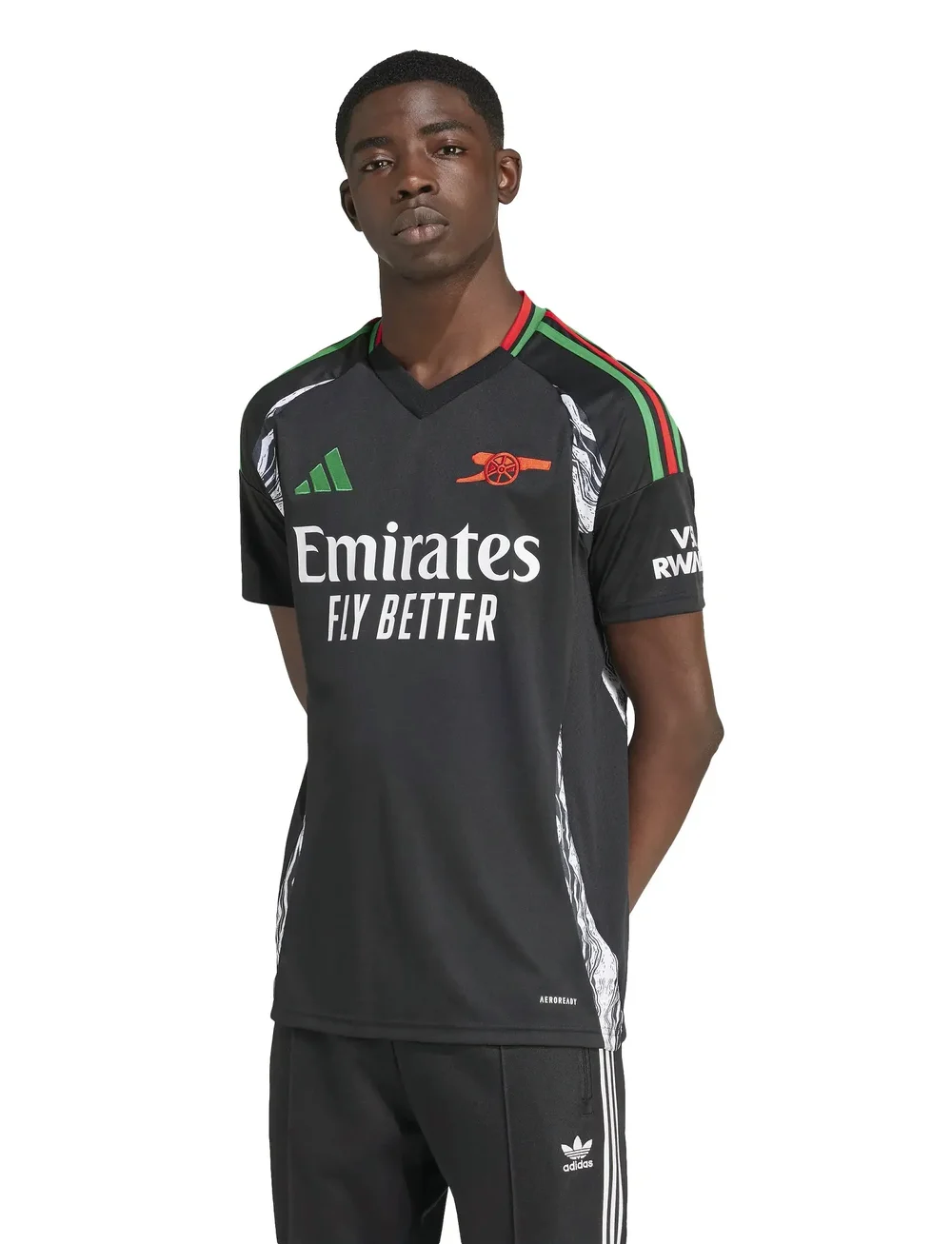 adidas Performance - AFC A JSY - fußballoberteile - black - 0