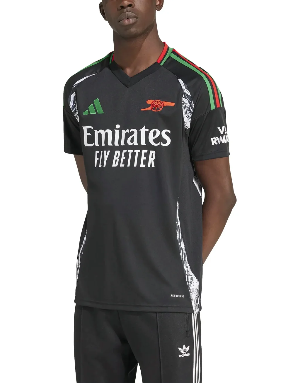 adidas Performance - AFC A JSY - fußballoberteile - black - 3