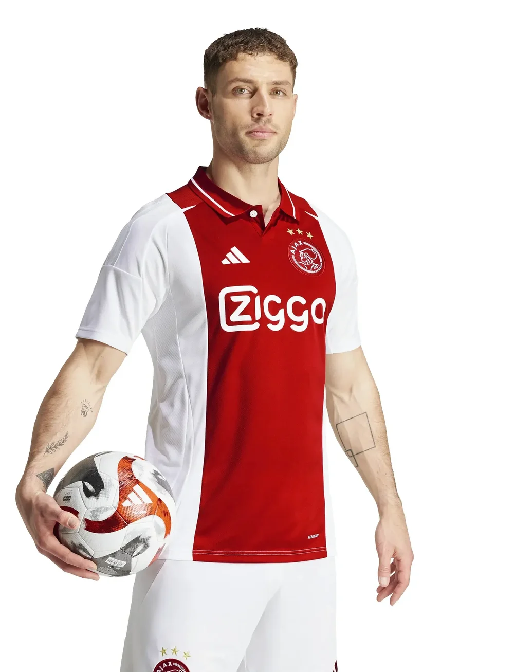 adidas Performance - AJAX H JSY - fußballoberteile - white - 5