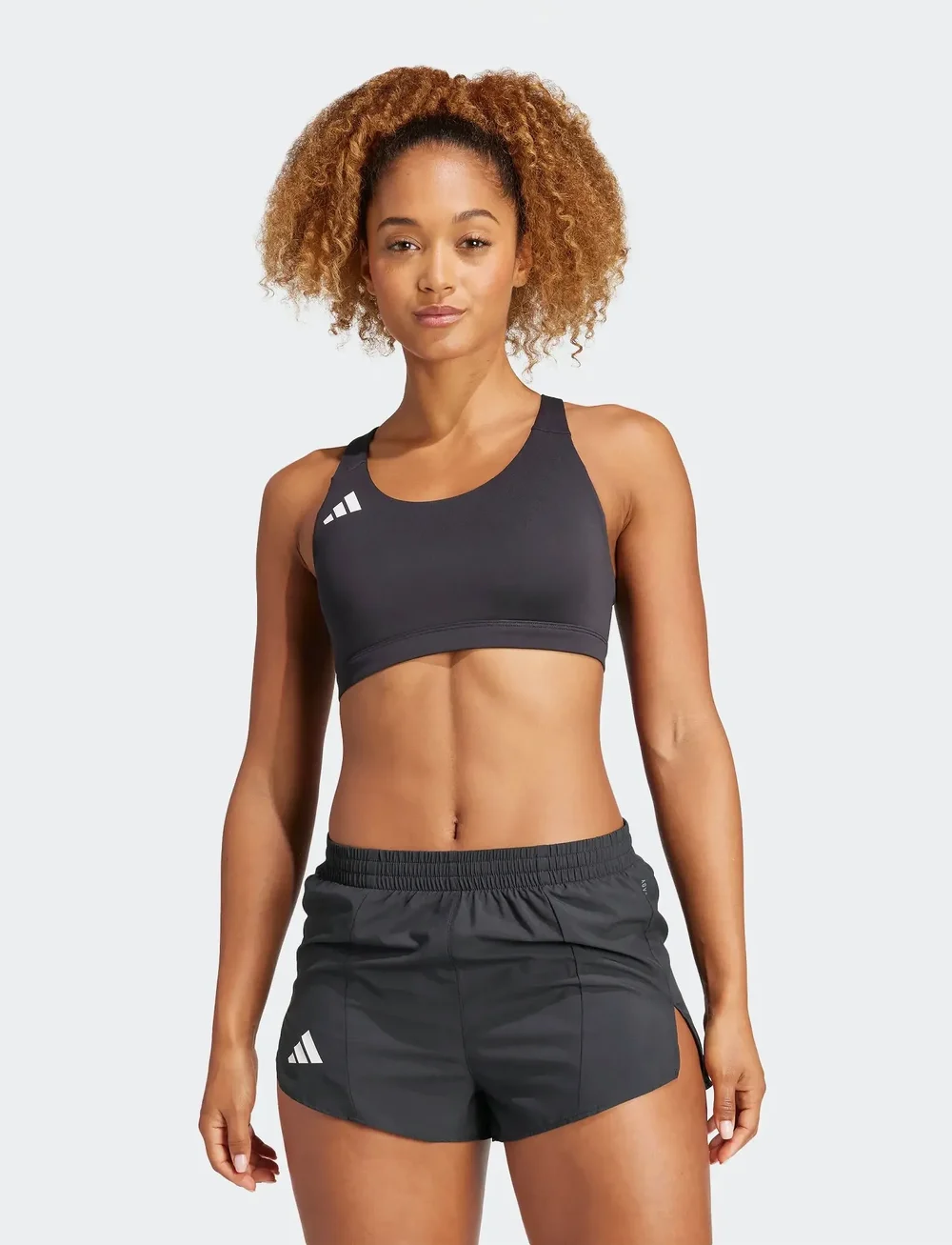 adidas Performance - ADIZERO E MS - keskmine toestus - black - 0